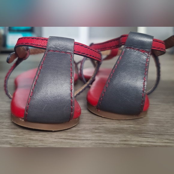 🌼🌼Splendid Strappy Red Sandals sz 8 - Picture 5 of 7